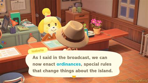 All Island Ordinances in Animal Crossing: New Horizons.